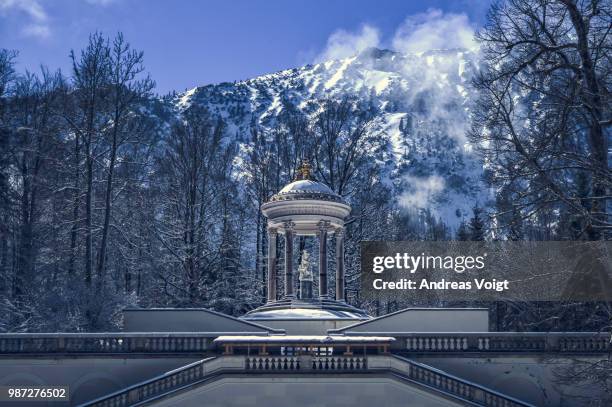 linderhof - linderhof stock pictures, royalty-free photos & images