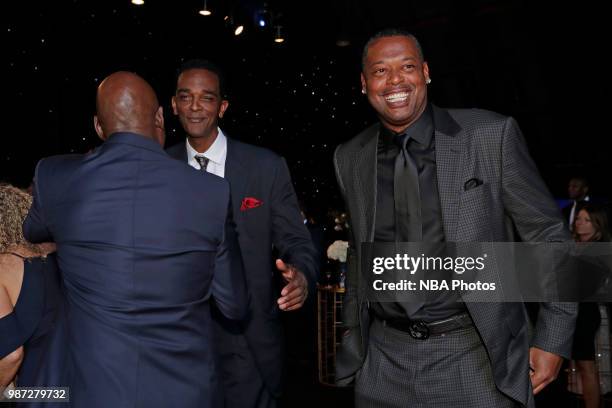 Marcus Camby attends the NBA Awards Show on June 25, 2018 at the Barker Hangar in Santa Monica, California. NOTE TO USER: User expressly acknowledges...