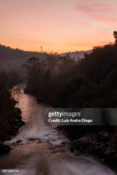 rio mondego sunset 11/12/2014 - mondego stock pictures, royalty-free photos & images