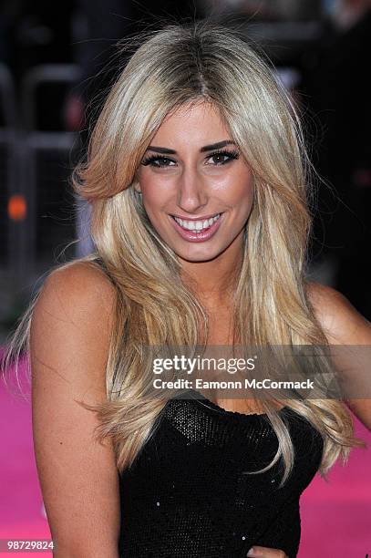 Stacey Solomon attends the Gala Premiere of The Back-Up Plan at Vue Leicester Square on April 28, 2010 in London, England.