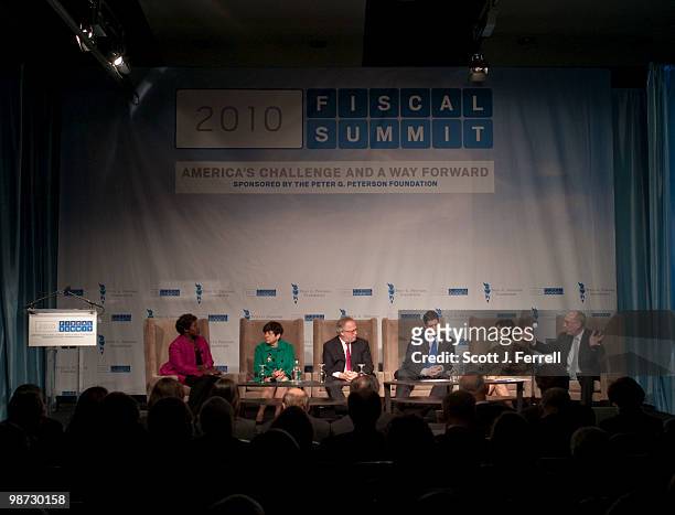 April 28: Moderator Gwen Ifill, moderator and managing editor of PBSÕ "Washington Week," and senior correspondent for "The NewsHour;" Alice Rivlin,...