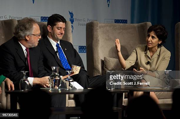 April 28: Lawrence Mishel, president of the Economic Policy Institute; Rep. Paul D. Ryan, R-Wis., and a member of the National Commission on Fiscal...