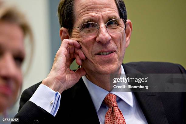 Michael Gould, chief executive officer of Bloomingdale's Inc., speaks during an interview in New York, U.S., on Wednesday, April 28, 2010. HSN Inc....