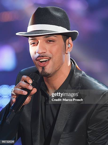 Mehrzad Marashi performs during the 'Let's Dance' TV show at Studios Adlershof on April 23, 2010 in Berlin, Germany.