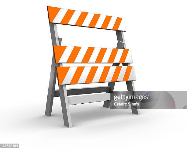 construction barrier - men at work sign stock pictures, royalty-free photos & images