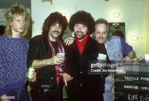 Heavy Metal band Vanilla Fudge poses for a portrait in Minnesota in 1987.