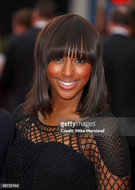 Alexandra Burke attends the Gala Premiere of The Back-Up Plan at Vue Leicester Square on April 28, 2010 in London, England.