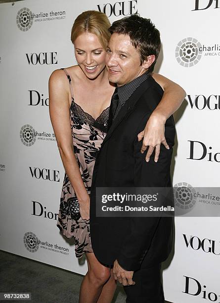 Actress Charlize Theron attends Dior & Vogue Celebrate the Charlize Theron Africa Outreach Project at Soho House on April 27, 2010 in West Hollywood,...