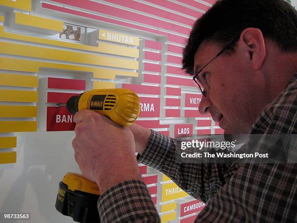 Bryan Schultz is the senior manager of exhibit services at the Newseum. A huge, color-coded map displays the state of press freedom in the world's...