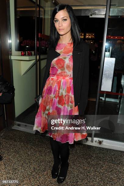 Leigh Lezark attends the CHANEL Tribeca Film Festival Dinner in support of the Tribeca Film Festival Artists Awards Program at Odeon on April 28,...