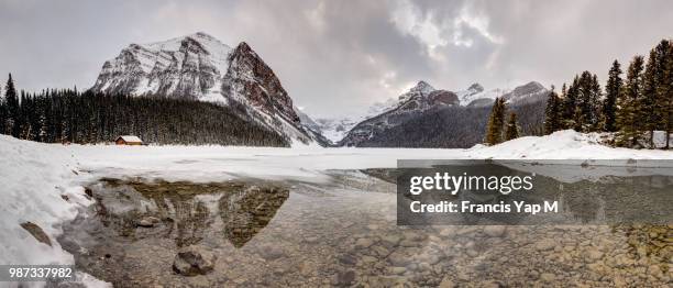 lake louise, banff national park, alberta, canada. - francis winter 個照片及圖片檔