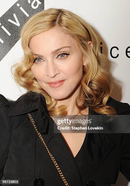 Singer Madonna attends the 2nd Annual Bent on Learning Benefit at The Puck Building on April 28, 2010 in New York City.