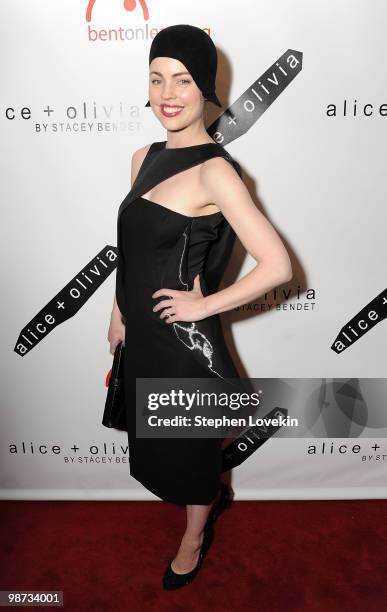 Actress Melissa George attends the 2nd Annual Bent on Learning Benefit at The Puck Building on April 28, 2010 in New York City.