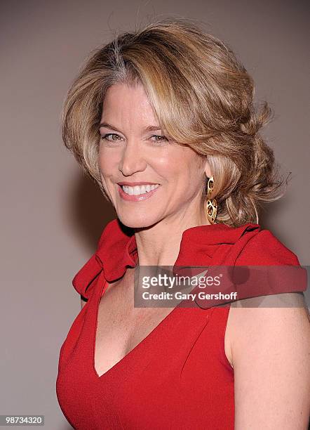Newscaster Paula Zahn attends the National Center for Learning Disabilities 33rd Annual Benefit dinner at the Tribeca Rooftop on April 28, 2010 in...