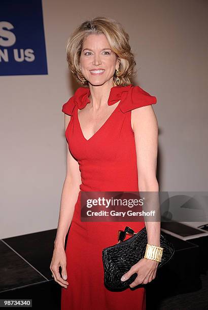 Newscaster Paula Zahn attends the National Center for Learning Disabilities 33rd Annual Benefit dinner at the Tribeca Rooftop on April 28, 2010 in...