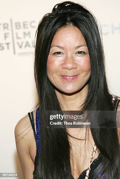 Fashion Writer Helen Lee Schifter attends the CHANEL Tribeca Film Festival Dinner in support of the Tribeca Film Festival Artists Awards Program at...