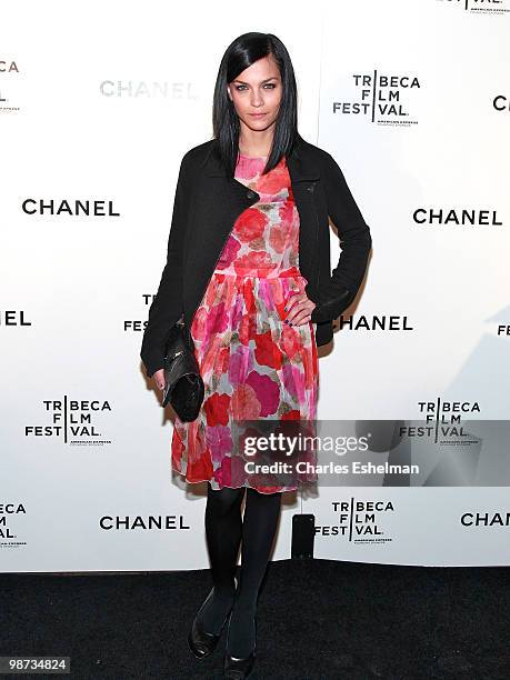 Leigh Lezark attends the 9th Annual Tribeca Film Festival - Chanel Dinner at Odeon on April 28, 2010 in New York, New York.