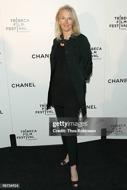 Tribeca's Jennifer Maguire Isham attends the CHANEL Tribeca Film Festival Dinner in support of the Tribeca Film Festival Artists Awards Program at...