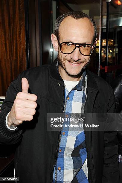 Photographer Terry Richardson attends the CHANEL Tribeca Film Festival Dinner in support of the Tribeca Film Festival Artists Awards Program at Odeon...
