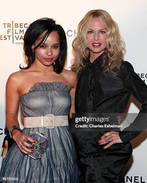 Actress Zoe Kravitz attends the 9th Annual Tribeca Film Festival - Chanel Dinner at Odeon on April 28, 2010 in New York, New York.