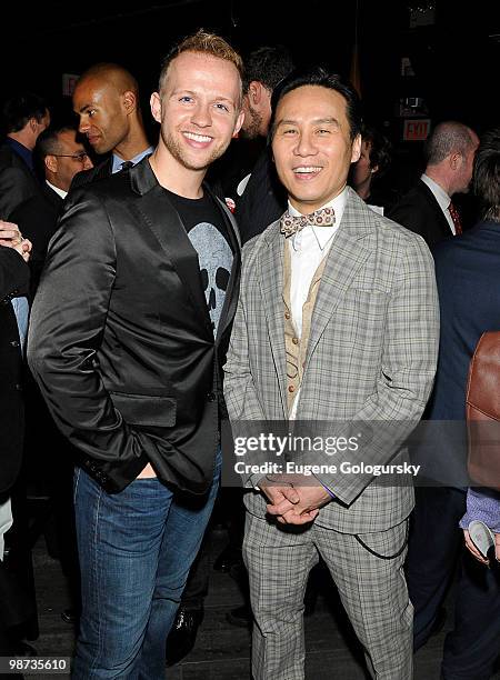 Marty Thomas and B.D. Wong attends the Marriage Equality New York's 12th Annual Gala at Slate on April 28, 2010 in New York City.