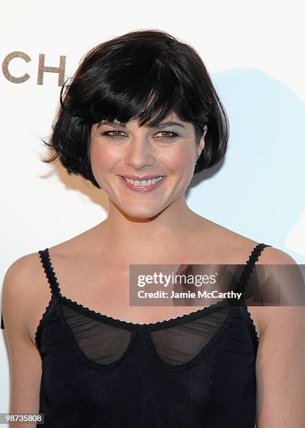 Selma Blair attends the CHANEL Tribeca Film Festival Dinner in support of the Tribeca Film Festival Artists Awards Program at Odeon on April 28, 2010...