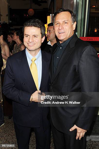 Tribeca Film Festival co-founder Craig Hatkoff and guest attend the CHANEL Tribeca Film Festival Dinner in support of the Tribeca Film Festival...