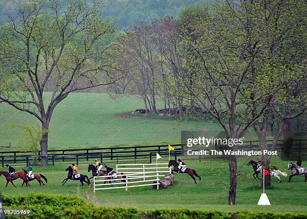 May 2, 2009 CREDIT: Tracy A Woodward / TWP. LOCATION: Great Meadow, The Plains, VA SUMMARY: Virginia Gold Cup Races, 84th Anniversary. CAPTION: The...