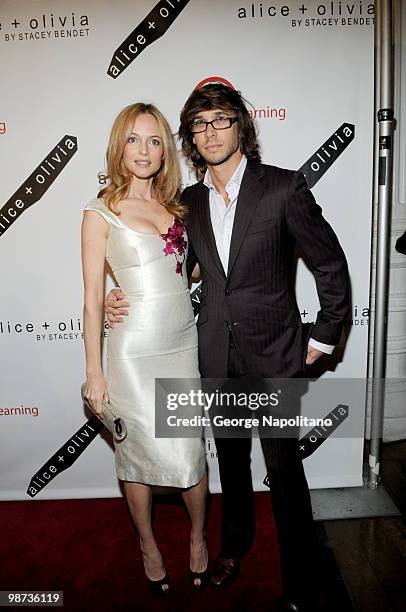 Actress Heather Graham and guest attend the 2nd Annual Bent on Learning Benefit at The Puck Building on April 28, 2010 in New York City.