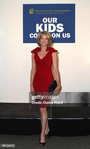 Journalist Paula Zahn attends the National Center for Learning Disabilities 33rd Annual Benefit Dinner at Tribeca Rooftop on April 28, 2010 in New...