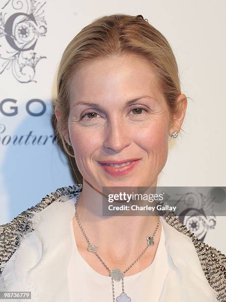 Actress Kelly Rutherford arrives to the Gilbert Chagoury Chagoury Couture North American launch on April 28, 2010 in Los Angeles, California.