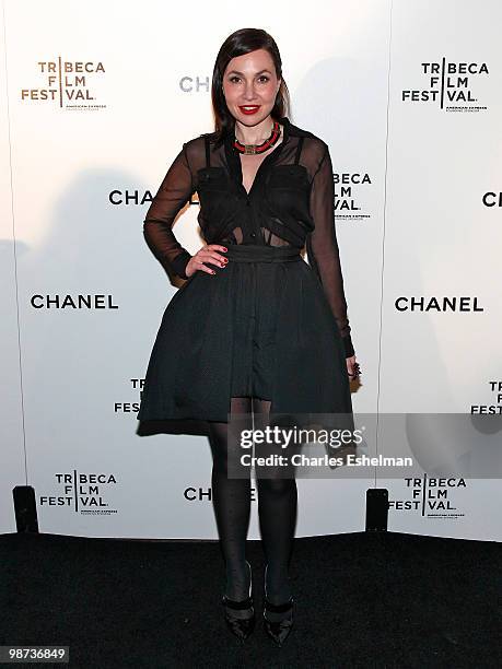 Personality Fabiola Beracasa attends the 9th Annual Tribeca Film Festival - Chanel Dinner at Odeon on April 28, 2010 in New York, New York.