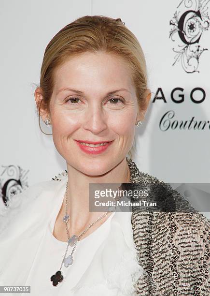 Kelly Rutherford arrives to Gilbert Chagoury Couture fashion show held at Pacific Design Center on April 28, 2010 in West Hollywood, California.