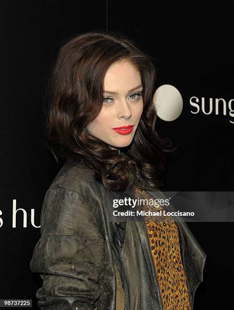 Model Coco Rocha attends the opening of the Fifth Avenue Sunglass Hut flagship store at Sunglass Hut on April 28, 2010 in New York City.