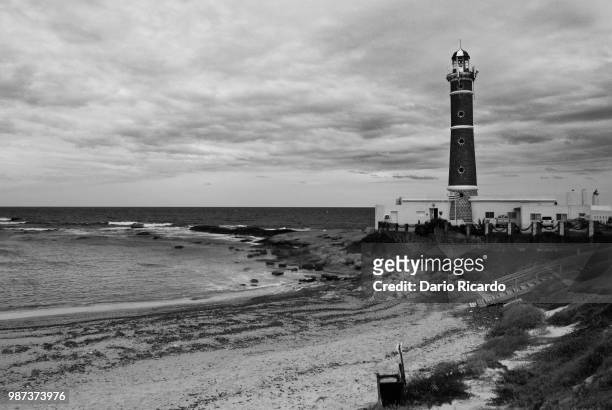 faro jose ignacio - jose ignacio lighthouse stock pictures, royalty-free photos & images