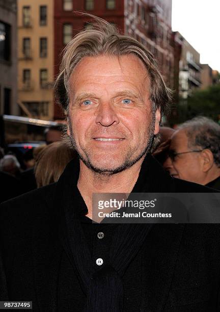Actor David Rasche attends the opening night of the Broadway play "Collected Stories" at the Samuel J. Friedman Theatre on April 28, 2010 in New York...
