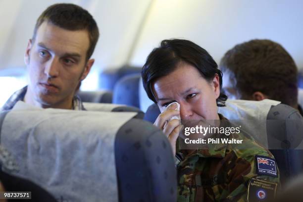 Air Lance Corporal Tomina Apiti of the New Zealand Airforce remembers the three Iroquois Air Crewman killed on ANZAC Day during a Memorial Service...