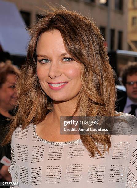 Actress Mary Lynn Rajskub attends the opening night of the Broadway play "Collected Stories" at the Samuel J. Friedman Theatre on April 28, 2010 in...