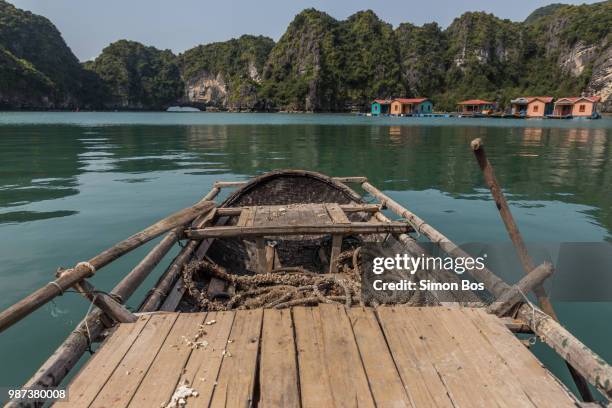 halong boat - rivier bos stock pictures, royalty-free photos & images