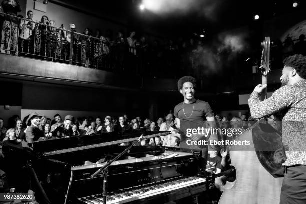 Jon Batiste performs at the Bowery Ballroom in New York City on February 27, 2018.