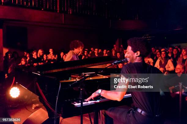 Jon Batiste performs at the Bowery Ballroom in New York City on February 27, 2018.