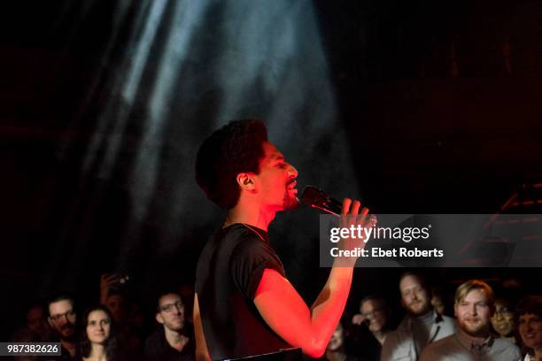 Jon Batiste performs at the Bowery Ballroom in New York City on February 27, 2018.