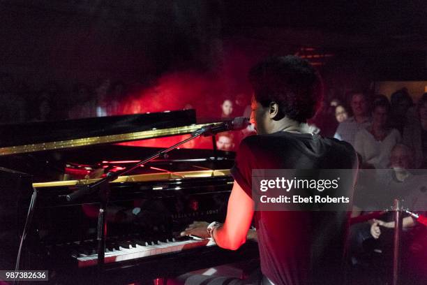 Jon Batiste performs at the Bowery Ballroom in New York City on February 27, 2018.