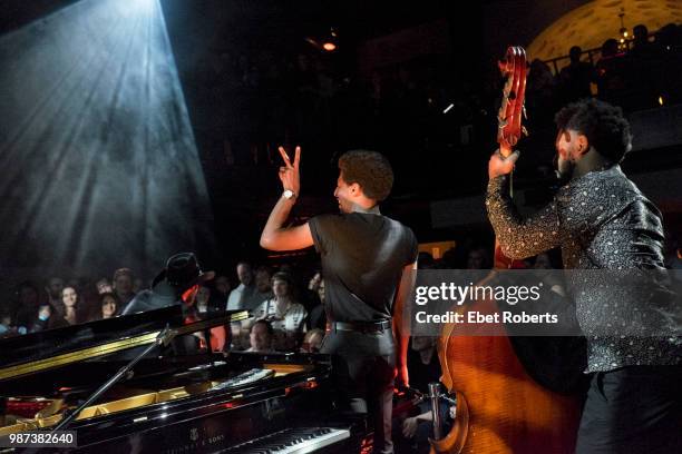 Jon Batiste performs at the Bowery Ballroom in New York City on February 27, 2018.