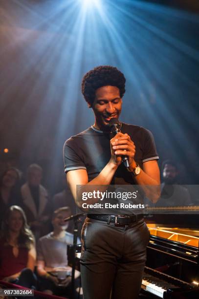 Jon Batiste performs at the Bowery Ballroom in New York City on February 28, 2018.