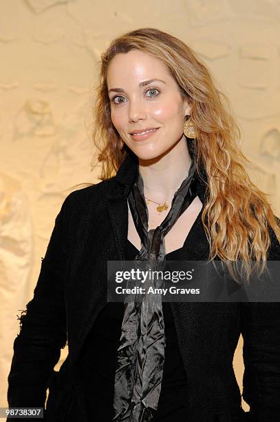 Actress Elizabeth Berkley attends Greg Lauren Presents Alteration Art on April 28, 2010 in Los Angeles, California.