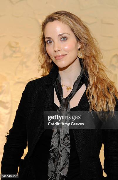 Actress Elizabeth Berkley attends Greg Lauren Presents Alteration Art on April 28, 2010 in Los Angeles, California.