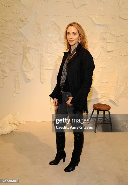 Actress Elizabeth Berkley attends Greg Lauren Presents Alteration Art on April 28, 2010 in Los Angeles, California.