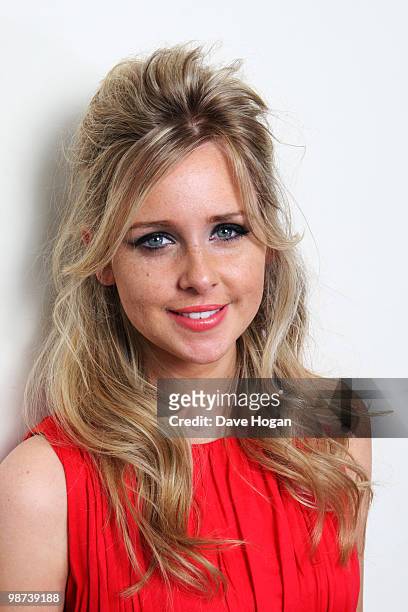 Diana Vickers poses for portraits to promote her number one single 'Once' held at the Hoxton Hotel on April 15, 2010 in London, England.