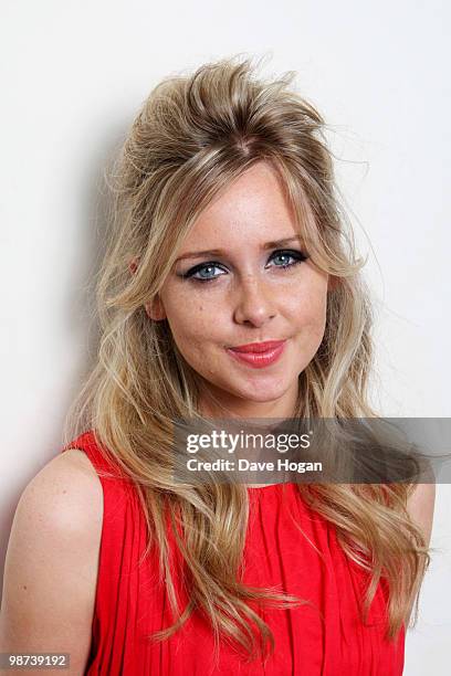 Diana Vickers poses for portraits to promote her number one single 'Once' held at the Hoxton Hotel on April 15, 2010 in London, England.